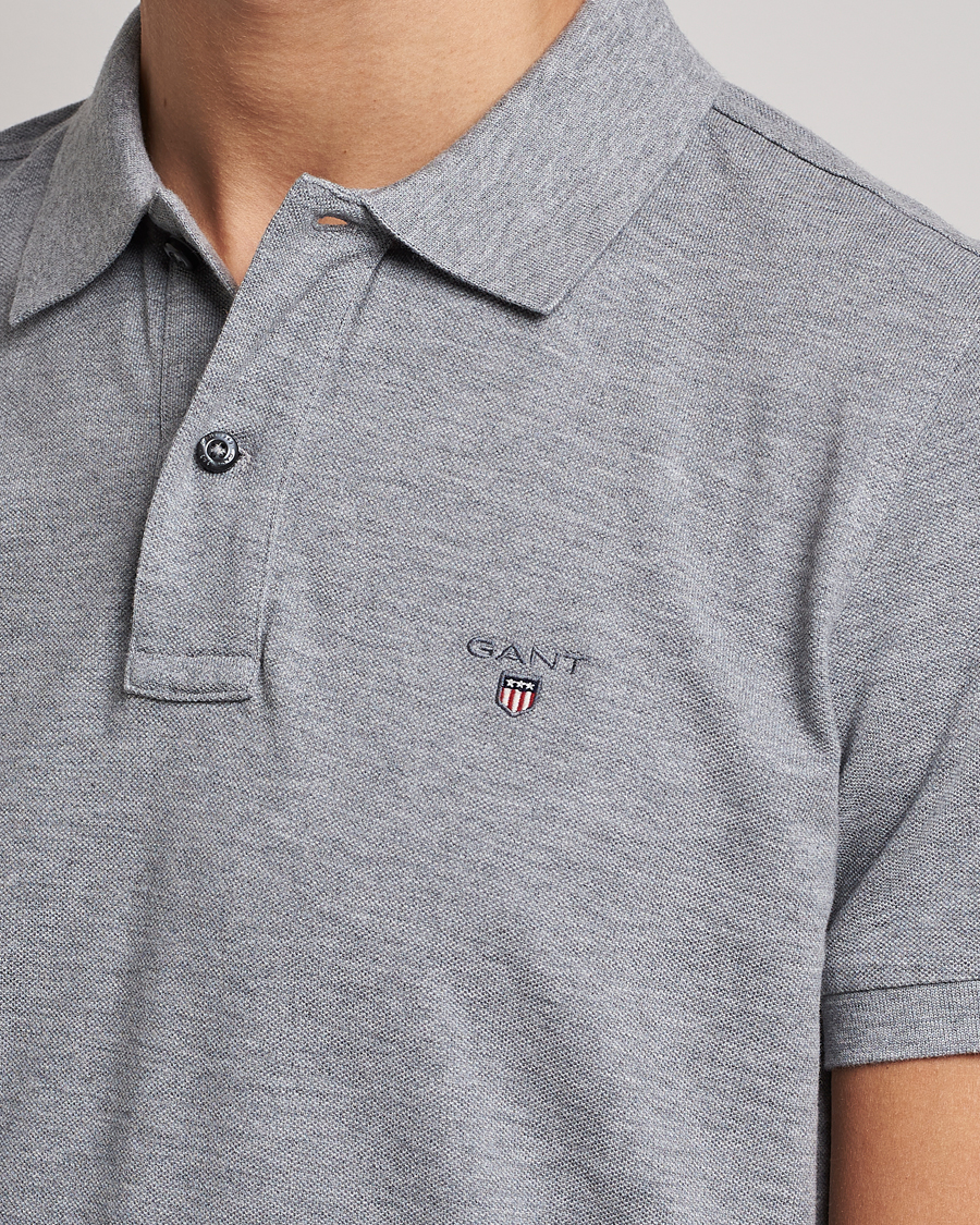 Herr | Pikéer | GANT | The Original Polo Grey Melange