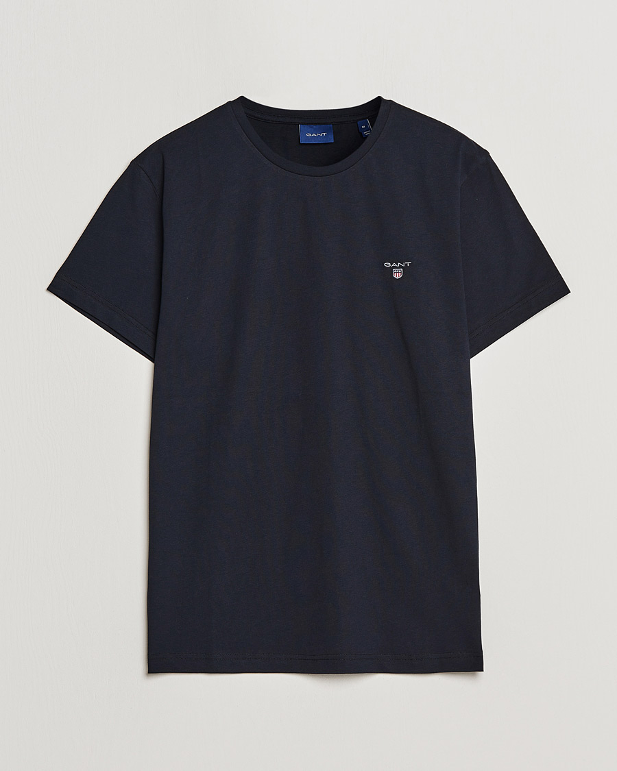 Herr | T-Shirts | GANT | The Original Solid Tee Black