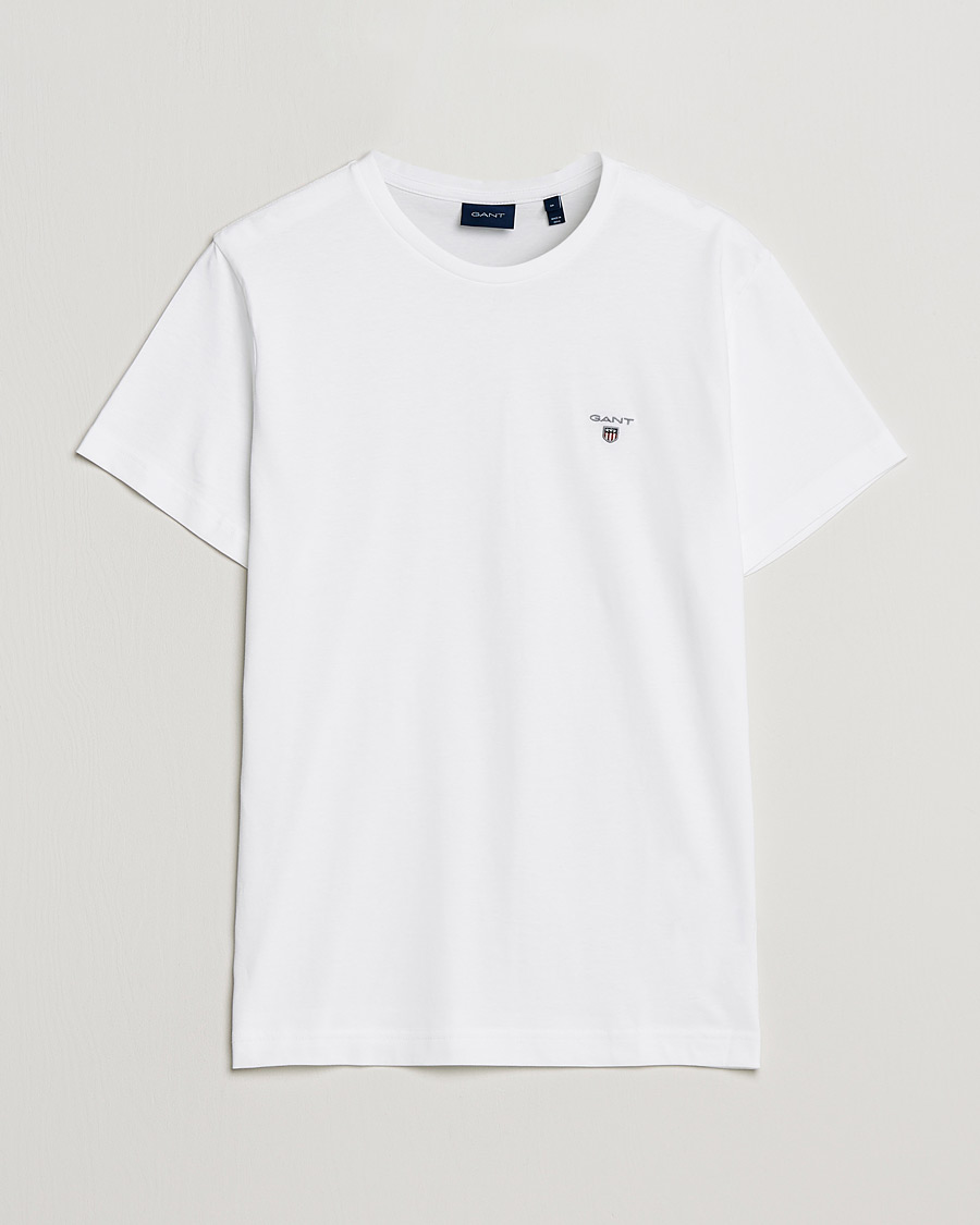 Herr | T-Shirts | GANT | The Original Solid Tee White