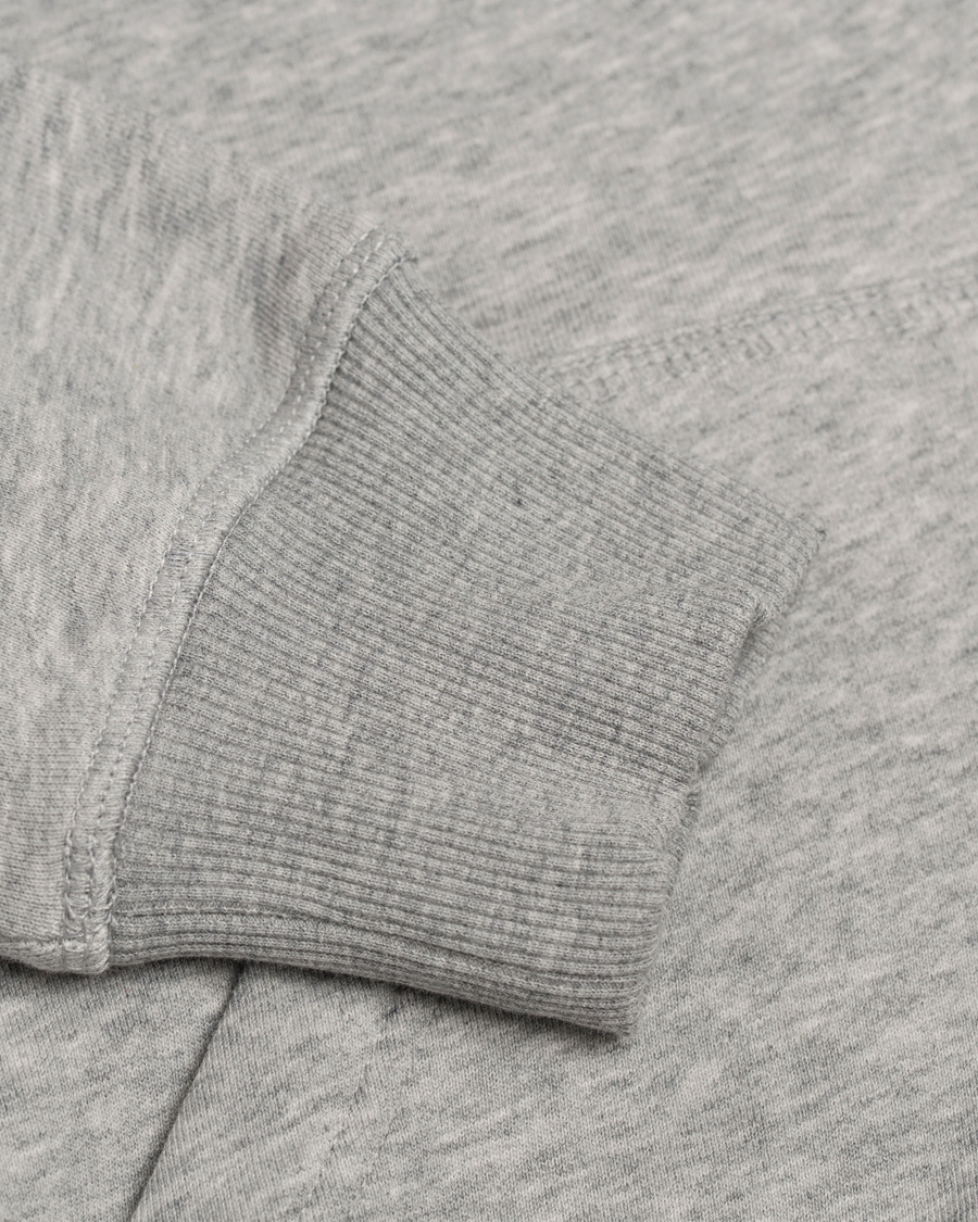 Herr | Tröjor | GANT | Full Zip Hoodie Light Grey Melange