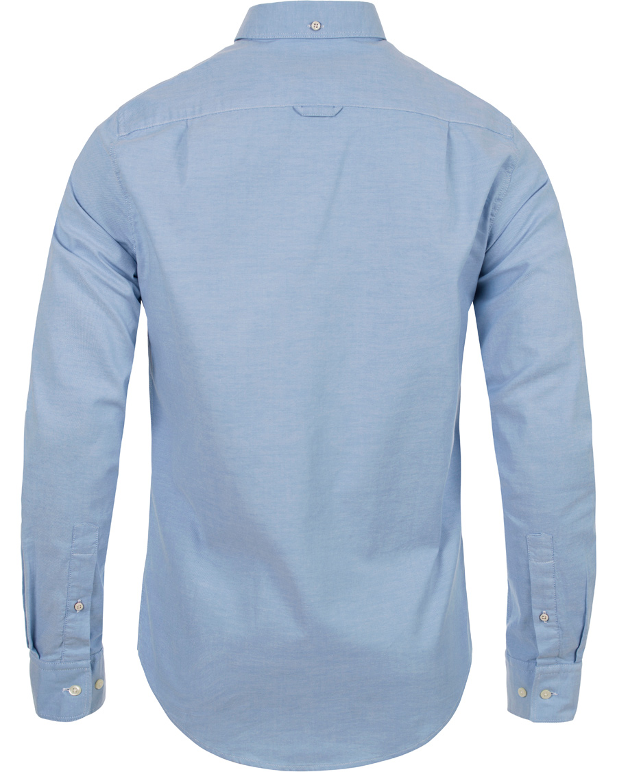 Herr | Skjortor | GANT | Stretch Oxford Fitted Body Shirt Sky Blue