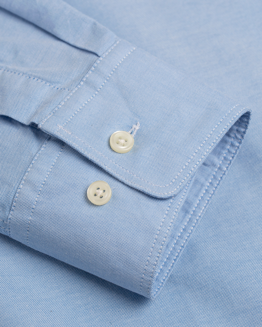 Herr | Skjortor | GANT | Stretch Oxford Fitted Body Shirt Sky Blue