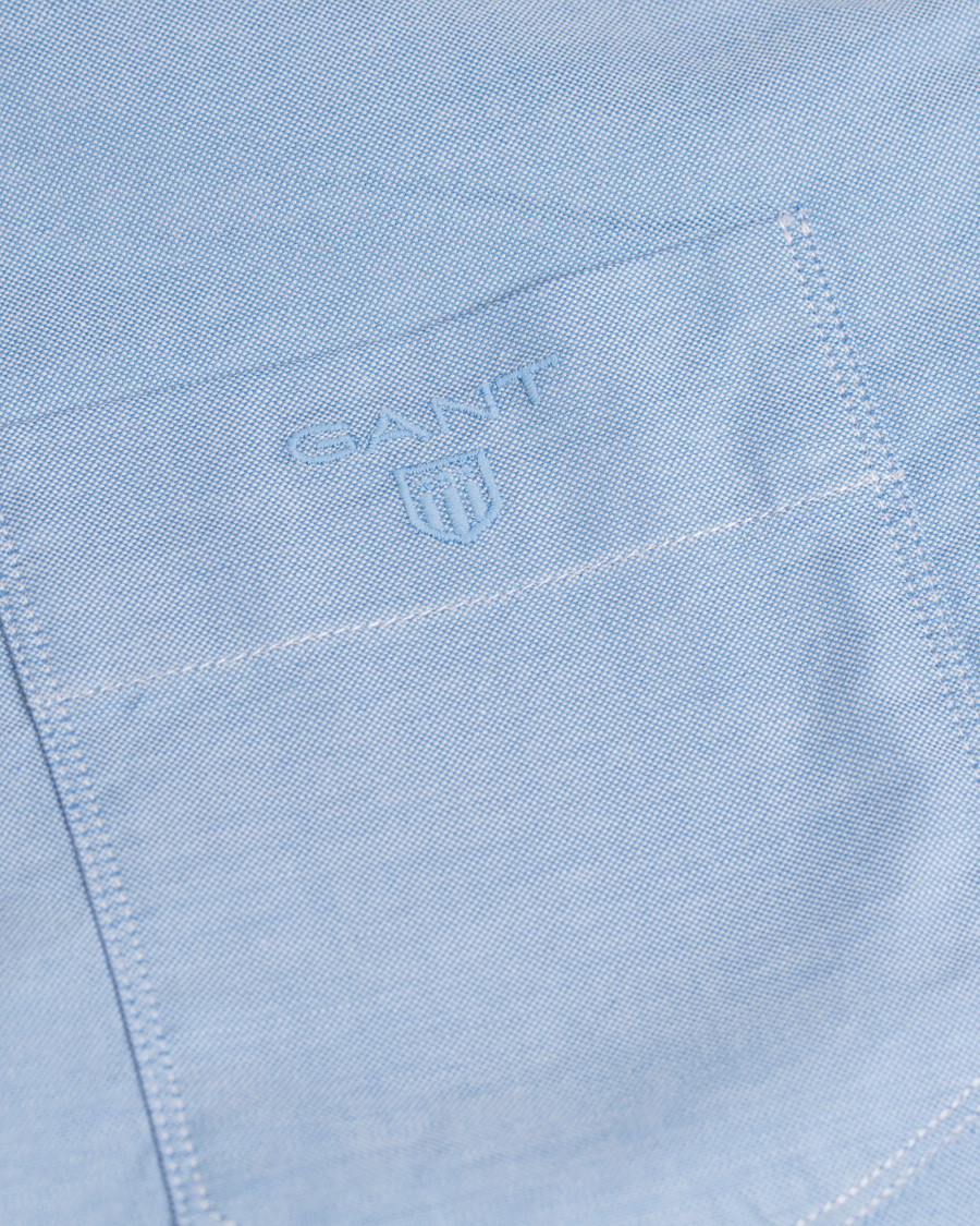 Herr | Skjortor | GANT | Stretch Oxford Fitted Body Shirt Sky Blue