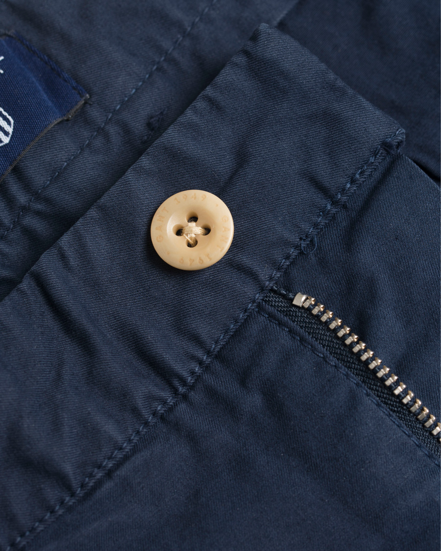 Herr | Shorts | GANT | Summer Chino Shorts Evening Blue