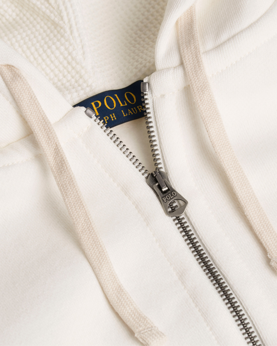 Herr | Tröjor | Polo Ralph Lauren | Full Zip Hoodie Deckwash White