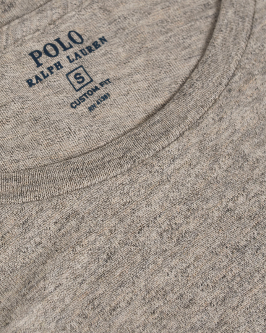 Herr | T-Shirts | Polo Ralph Lauren | Custom Fit Basketball Printed Tee Loft Heather