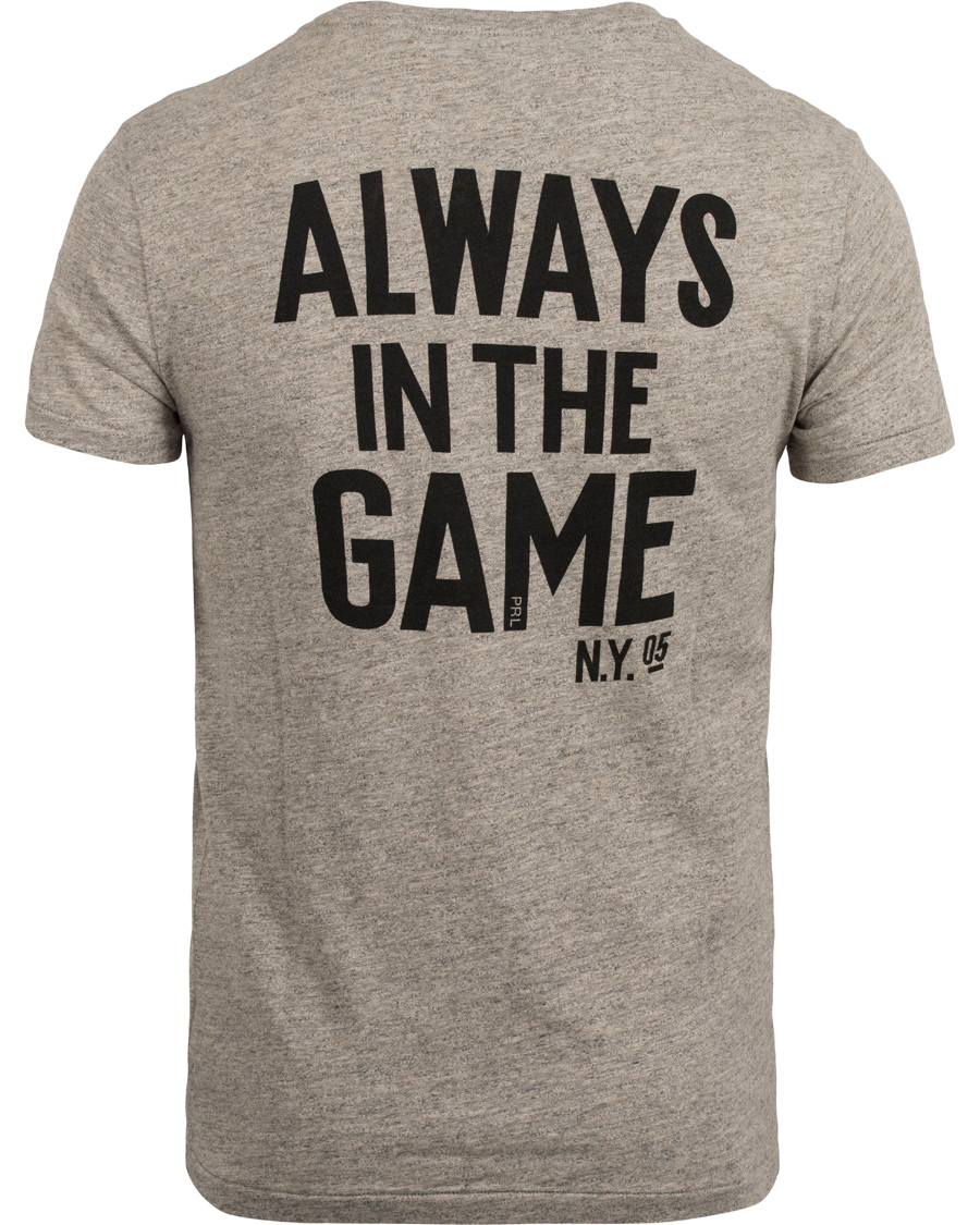 Herr | T-Shirts | Polo Ralph Lauren | Custom Fit Basketball Printed Tee Loft Heather