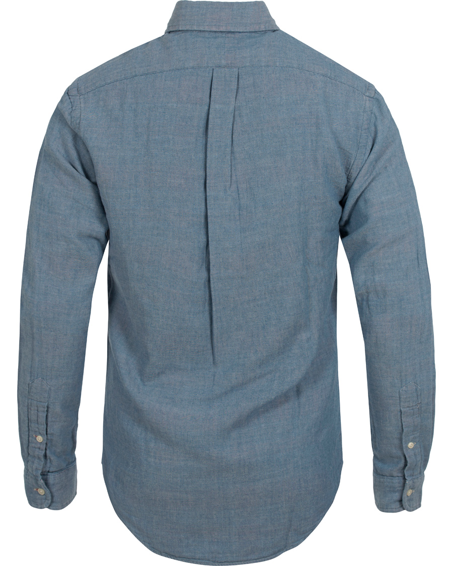 Herr | Skjortor | Polo Ralph Lauren | Slim Fit Shirt Twofaced Chambray/Red