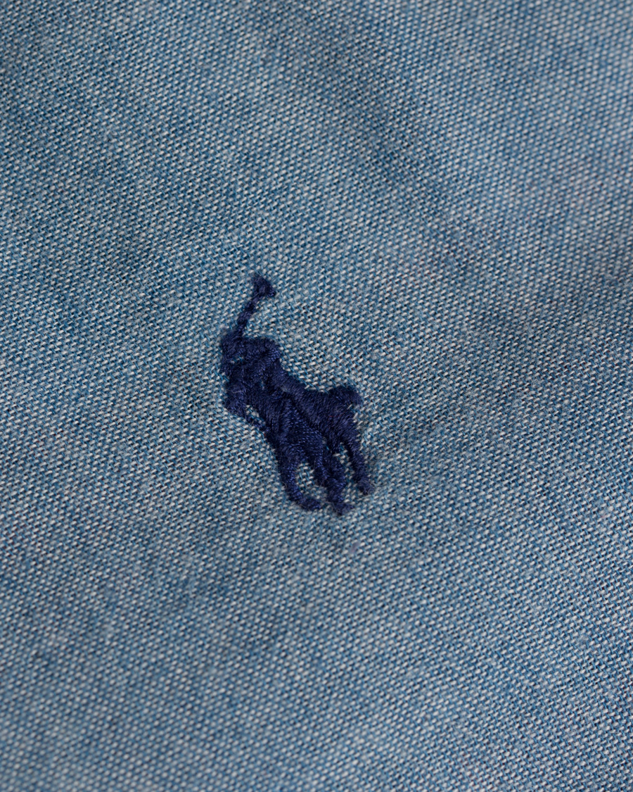 Herr | Skjortor | Polo Ralph Lauren | Slim Fit Shirt Twofaced Chambray/Red