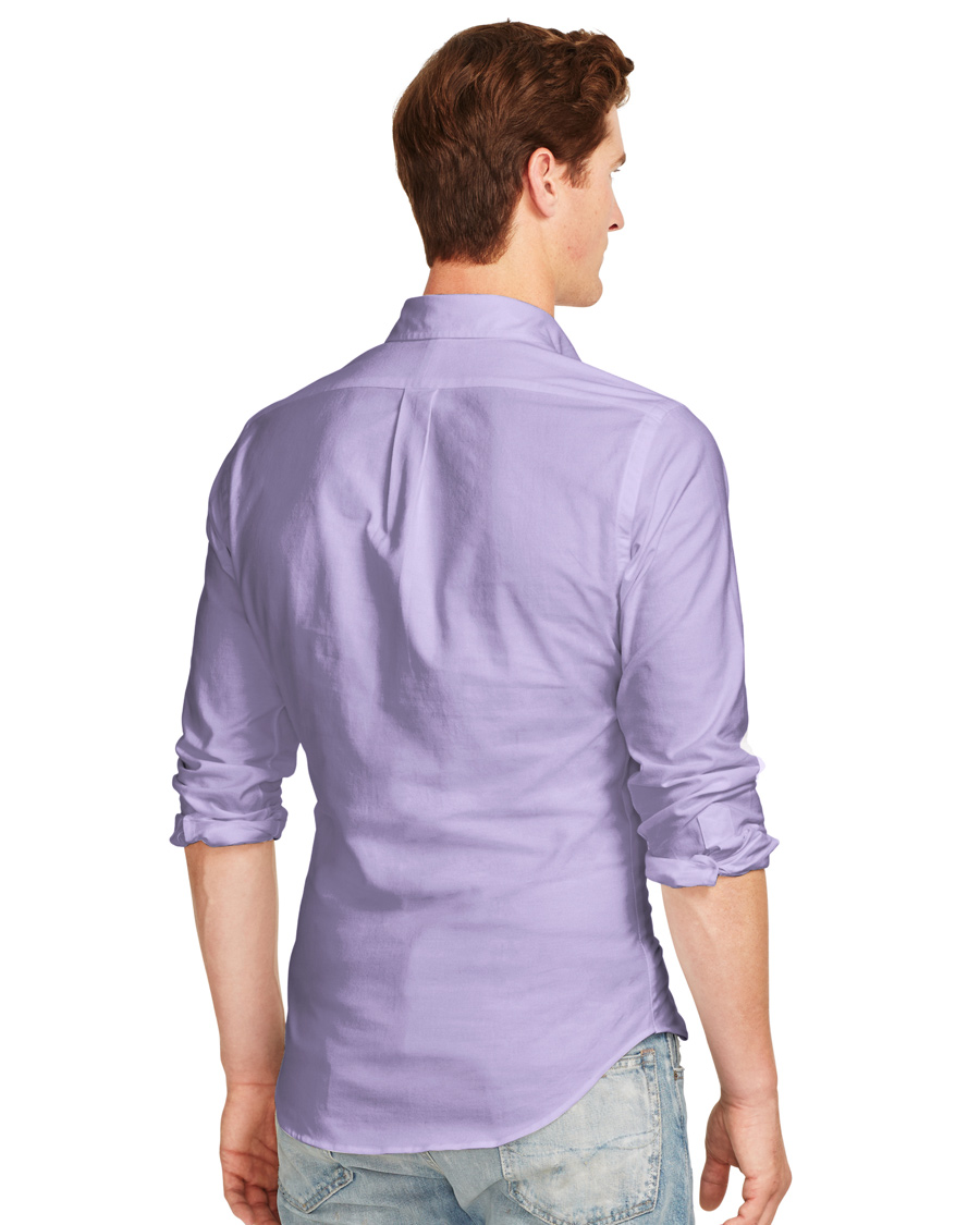 Herr | Skjortor | Polo Ralph Lauren | Slim Fit Oxford Stretch Shirt Violet