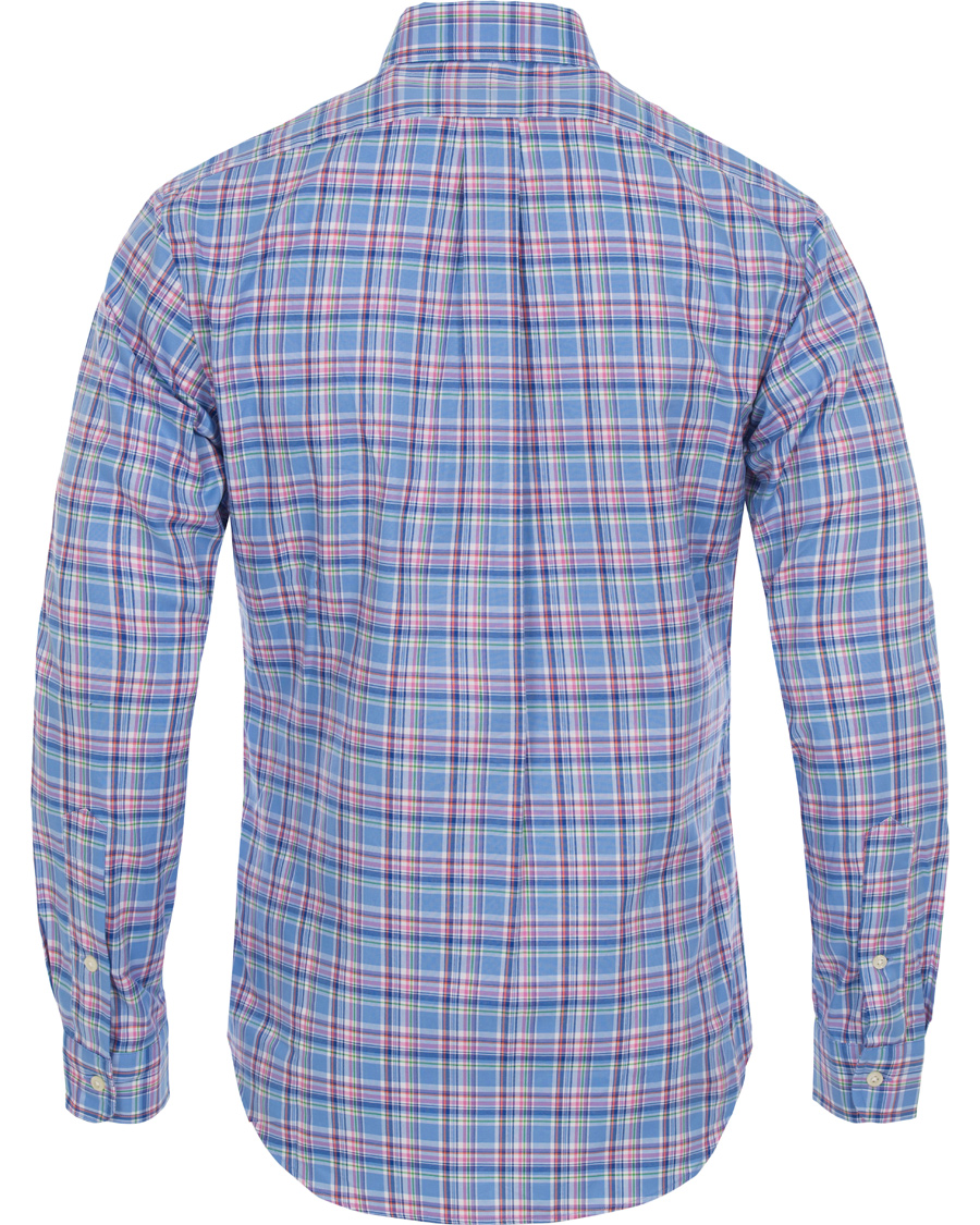 Herr | Skjortor | Polo Ralph Lauren | Slim Fit Luxury Oxford Shirt Blue/Orange