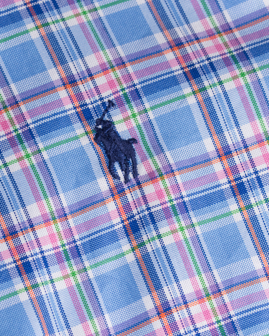 Herr | Skjortor | Polo Ralph Lauren | Slim Fit Luxury Oxford Shirt Blue/Orange