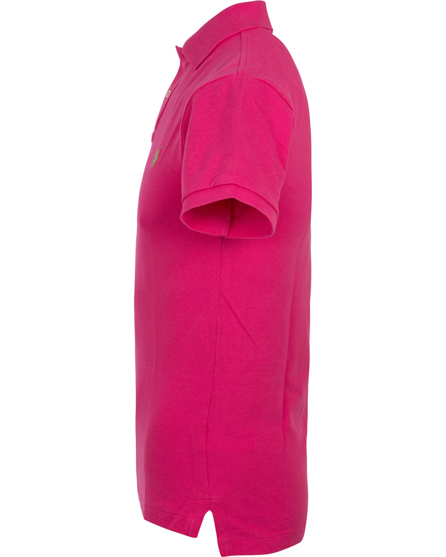 Herr | Pikéer | Polo Ralph Lauren | Slim Fit Polo Ultra Pink