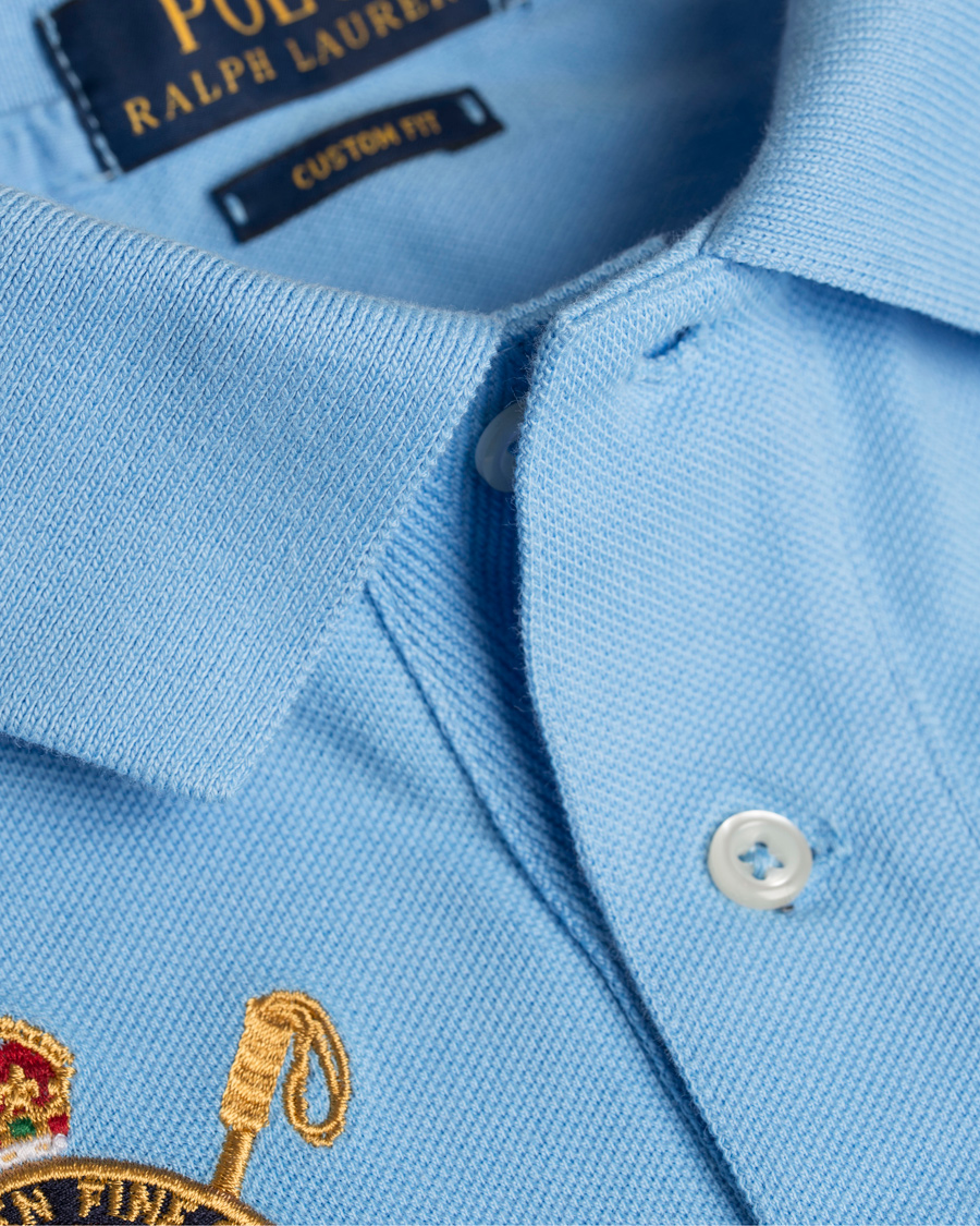 Herr | Pikéer | Polo Ralph Lauren | Blackwatch Diagonal Stripe Polo Chatham Blue