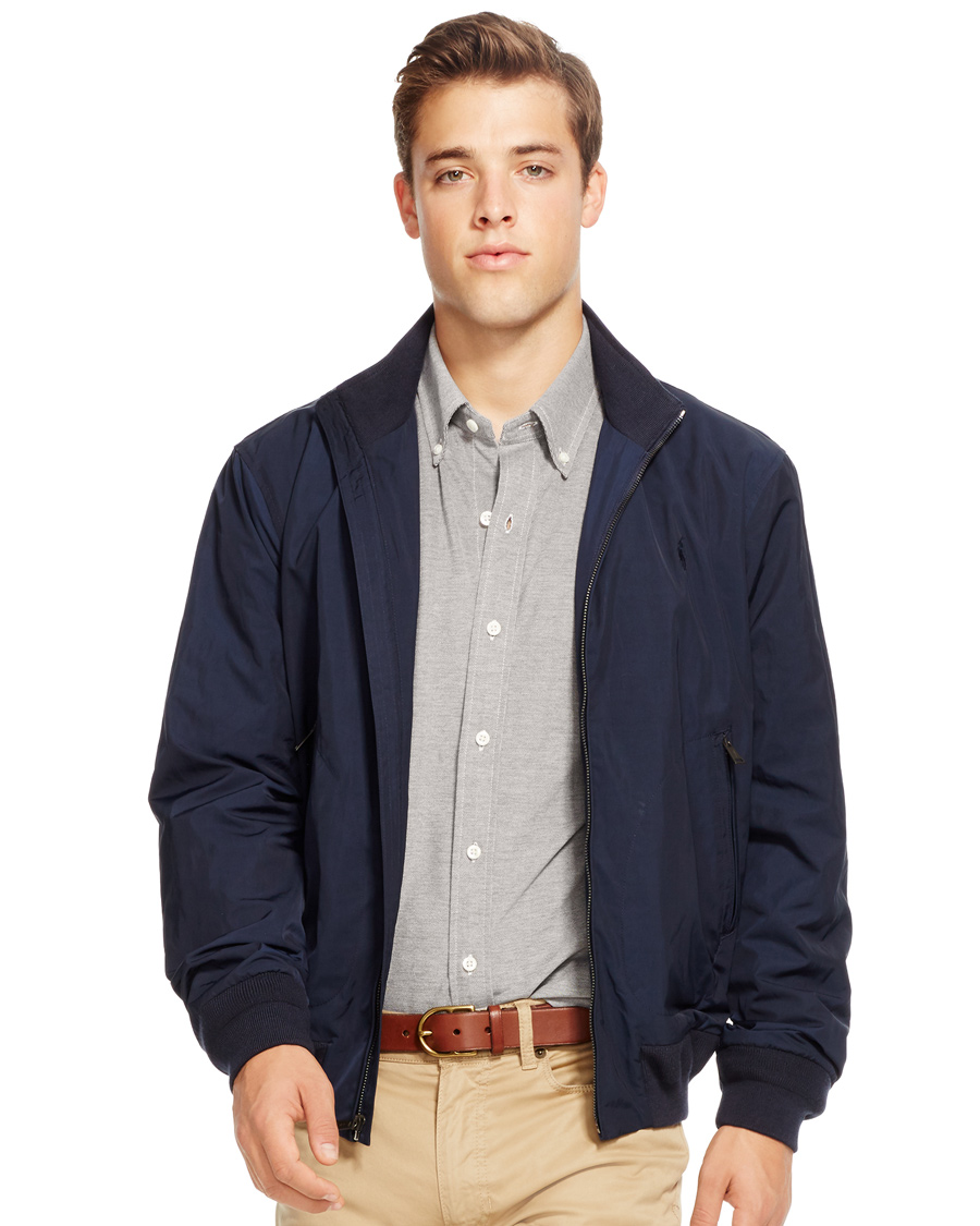 Herr | Jackor | Polo Ralph Lauren | Barracuda Bomber Jacket Aviator Navy