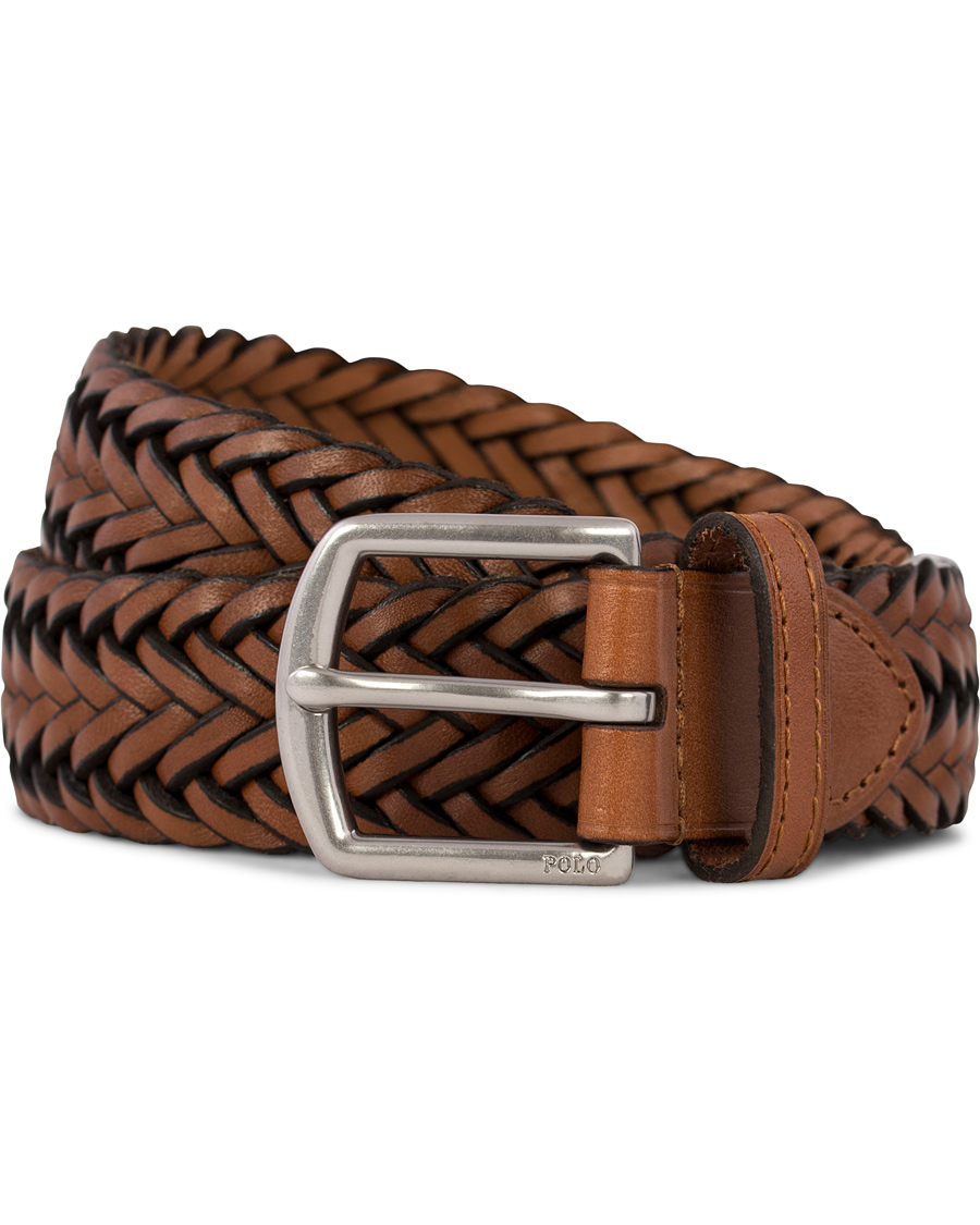 Herr | Polo Ralph Lauren Braided Leather Belt Cuoio Brown | Polo Ralph Lauren | Braided Leather Belt Cuoio Brown