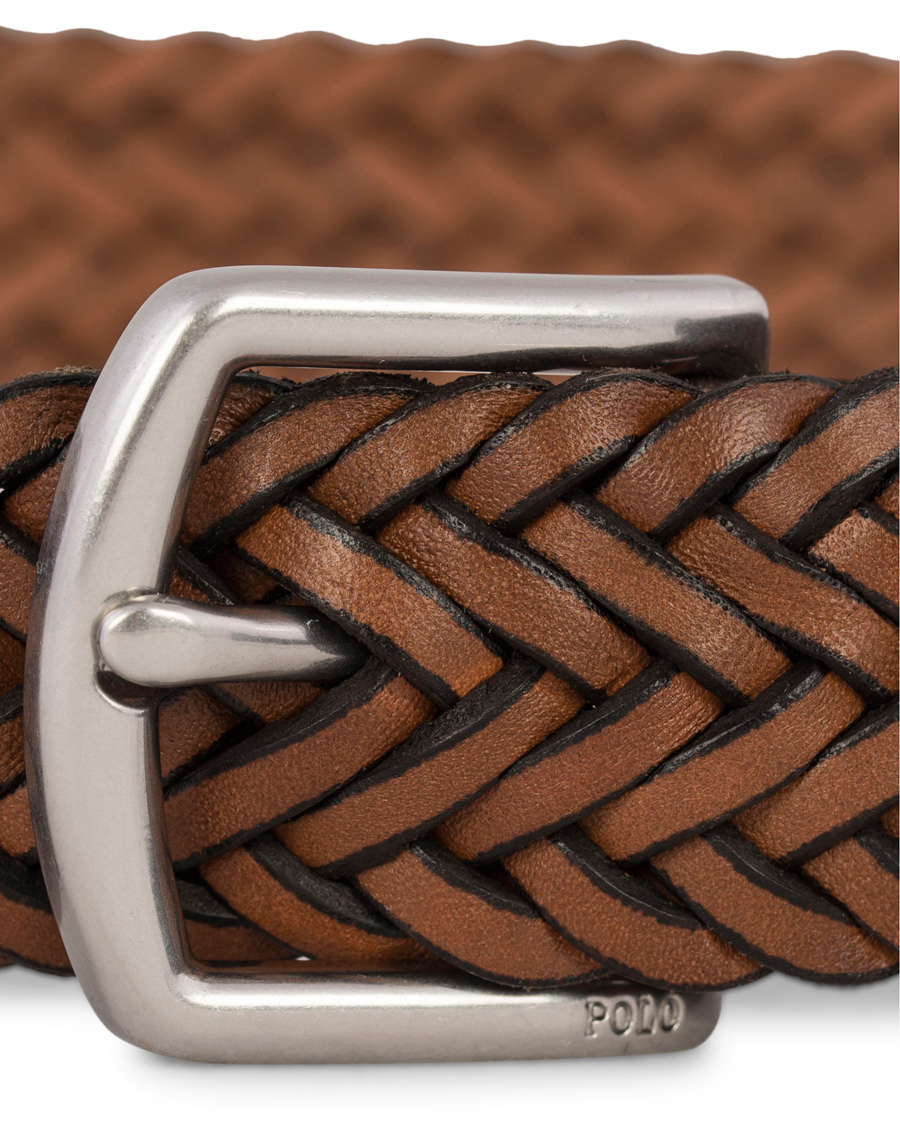 Herr | Polo Ralph Lauren Braided Leather Belt Cuoio Brown | Polo Ralph Lauren | Braided Leather Belt Cuoio Brown