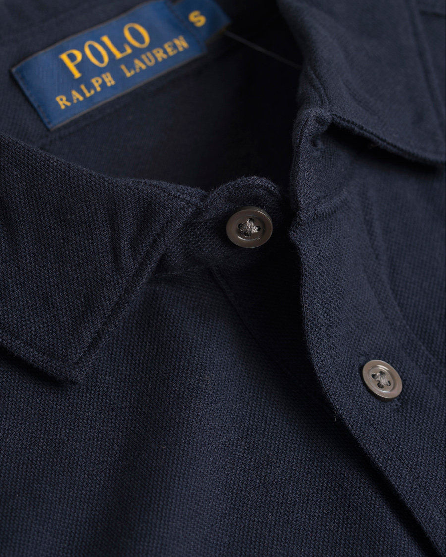 Herr | Tröjor | Polo Ralph Lauren | Moto Military Shirt Sweater Aviator Navy