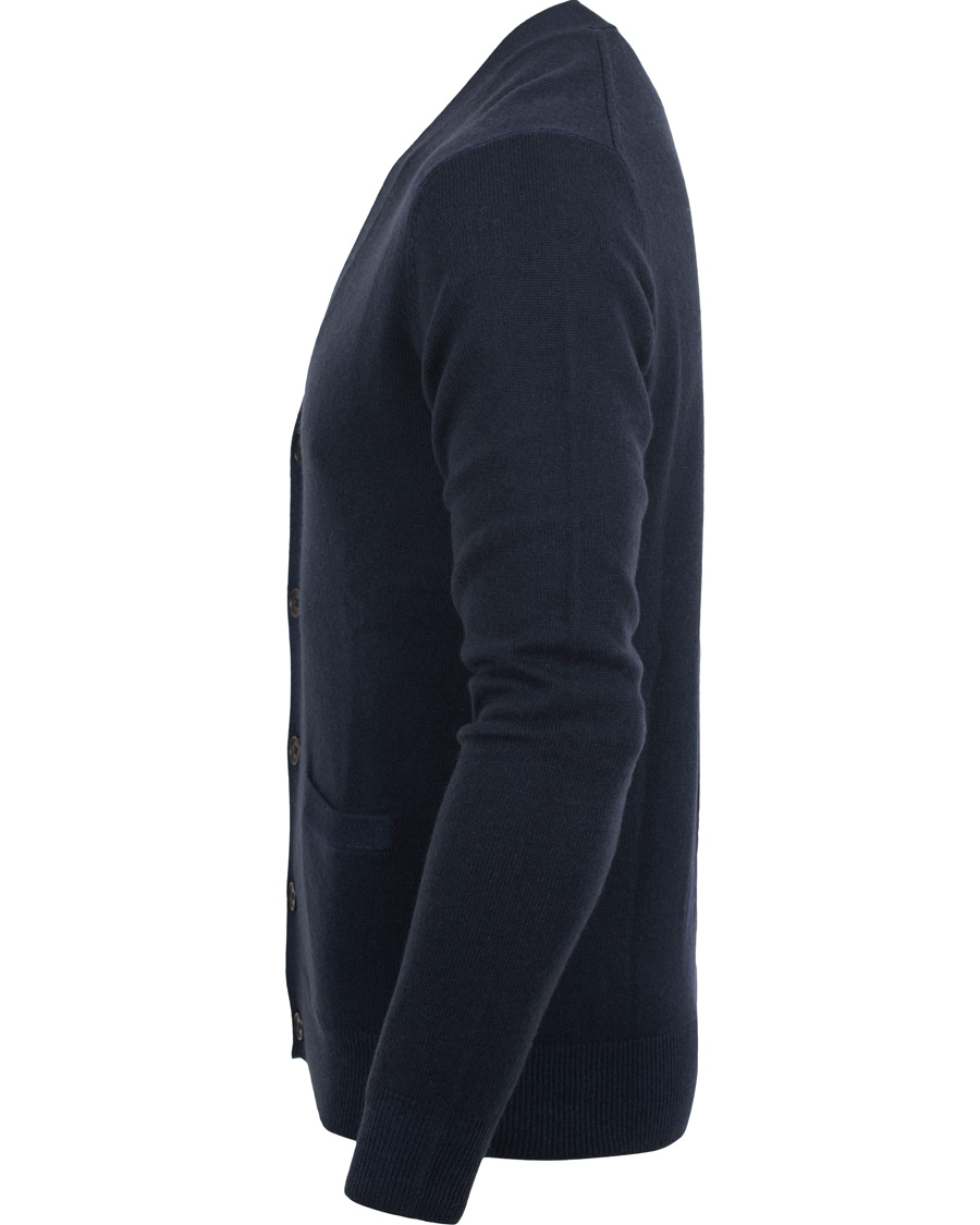 Herr | Tröjor | Polo Ralph Lauren | Garment Washed Cashmere Cardigan Aviator Navy