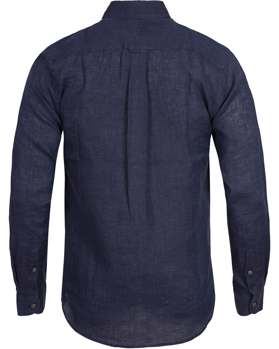 Herr | Skjortor | Aquascutum | Ashby Linnen Shirt Navy