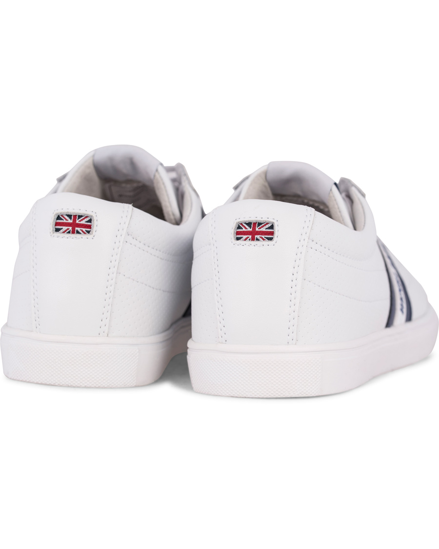 Herr | Henri Lloyd Wimbledon Trainer Sneaker White/Navy | Henri-Lloyd | Henri Lloyd Wimbledon Trainer Sneaker White/Navy