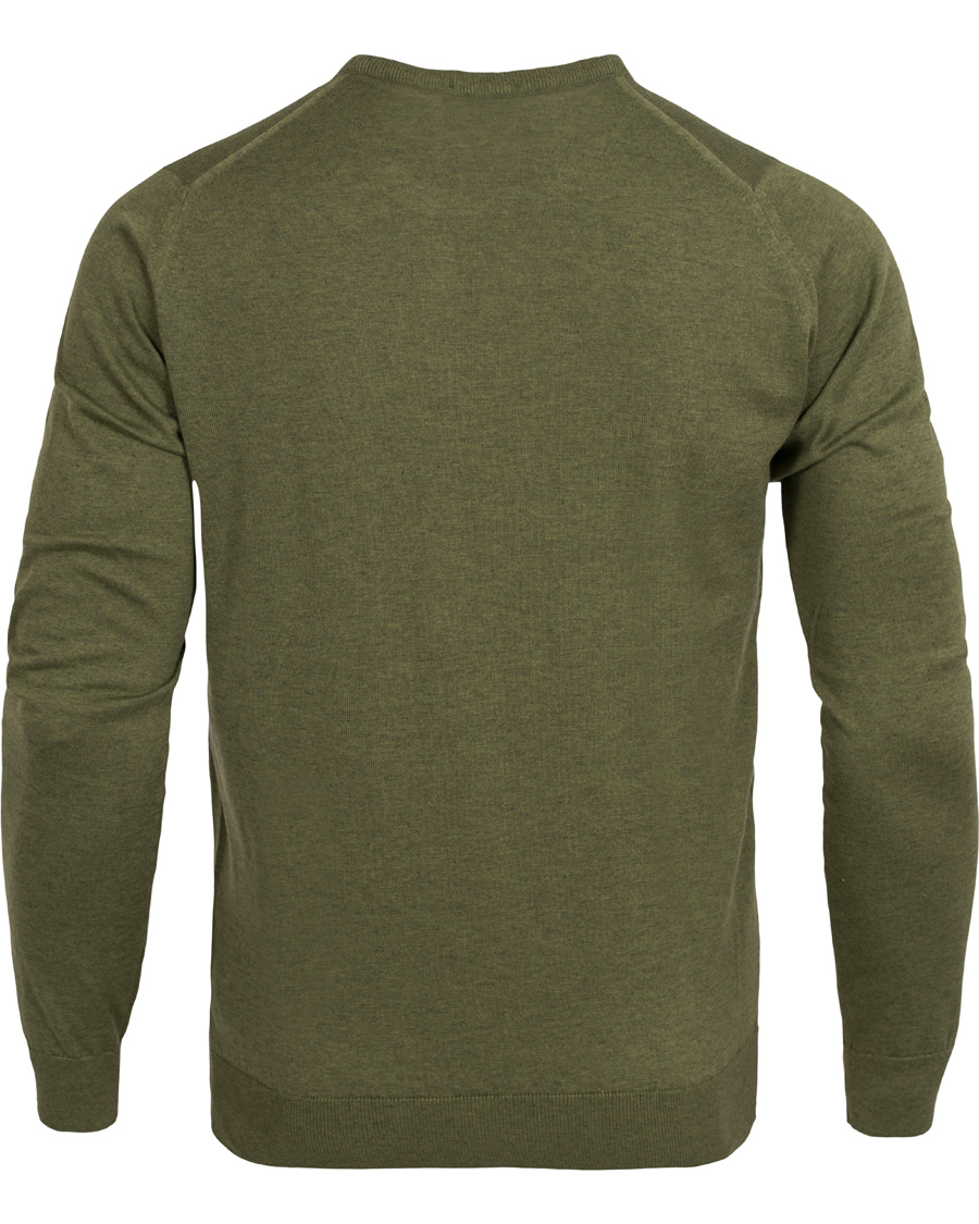 Herr | Tröjor | John Smedley | Luke Slim Fit Sea Island Cotton Pullover Tyrolean Green