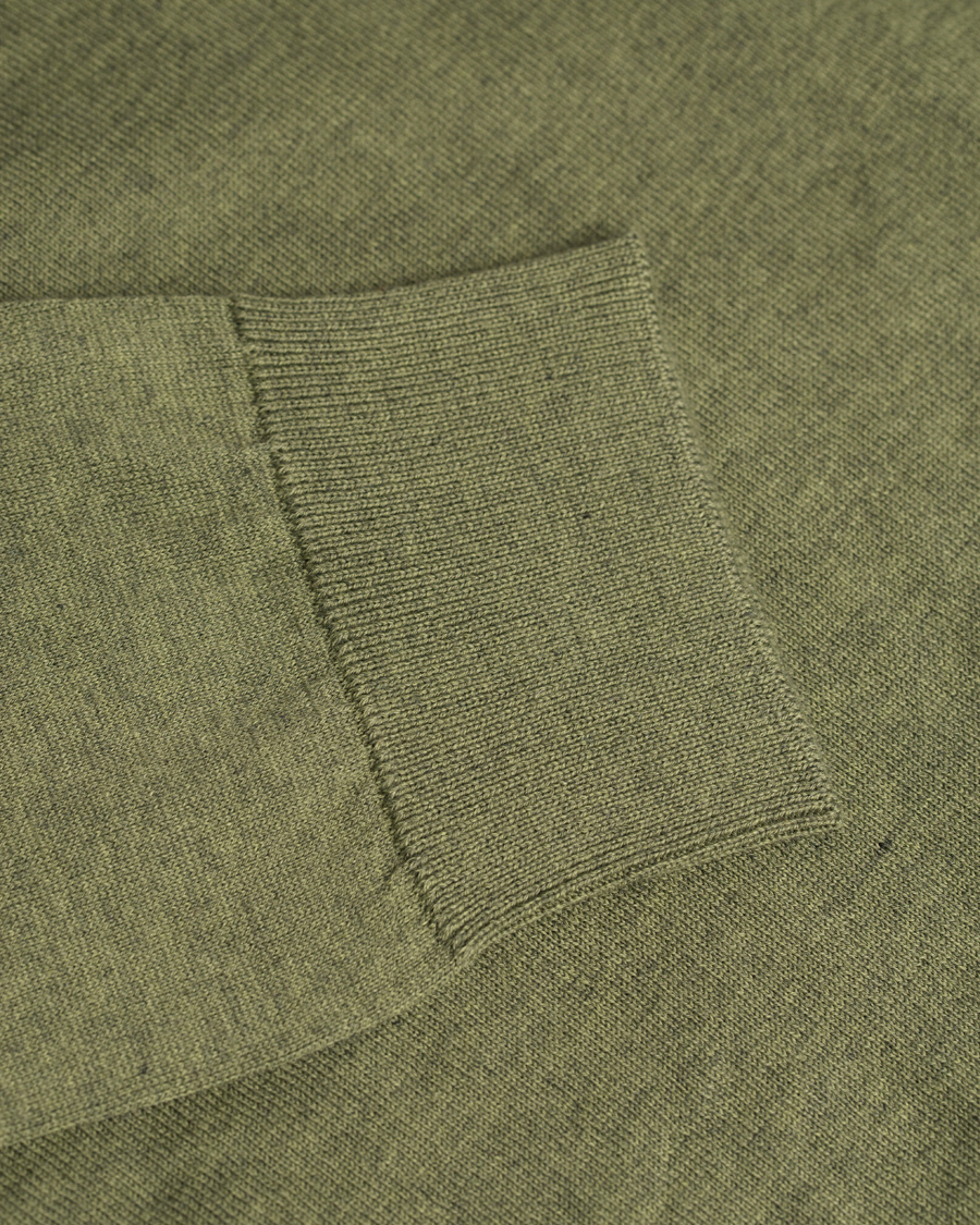 Herr | Tröjor | John Smedley | Luke Slim Fit Sea Island Cotton Pullover Tyrolean Green