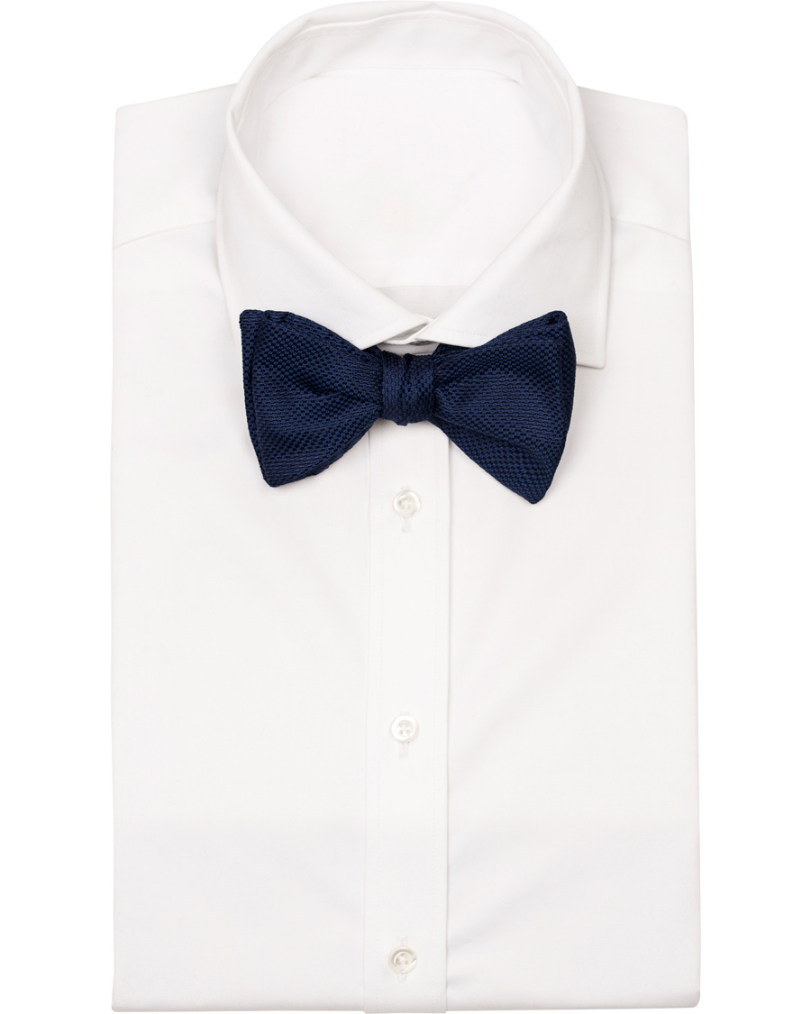 Herr | Eton Structure Self Bowtie Blue | Eton | Structure Self Bowtie Blue