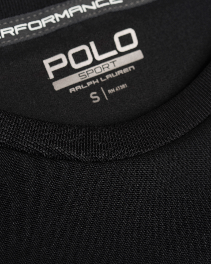Herr | T-Shirts | Polo Sport Ralph Lauren | Performance Logo Tee Polo Black