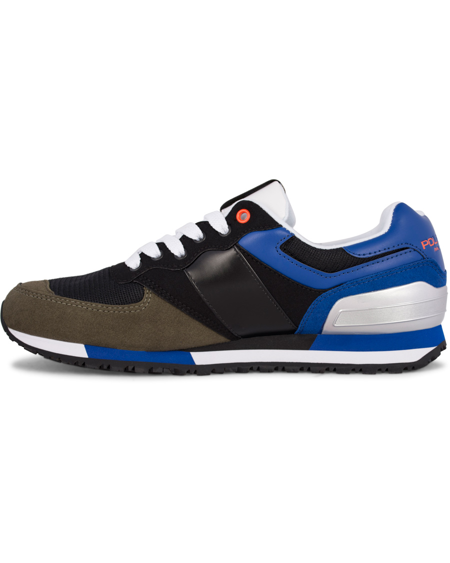 Herr | Polo Sport Ralph Lauren Slaton RL Running Sneaker Black/Orange | Polo Sport Ralph Lauren | Slaton RL Running Sneaker Black/Orange