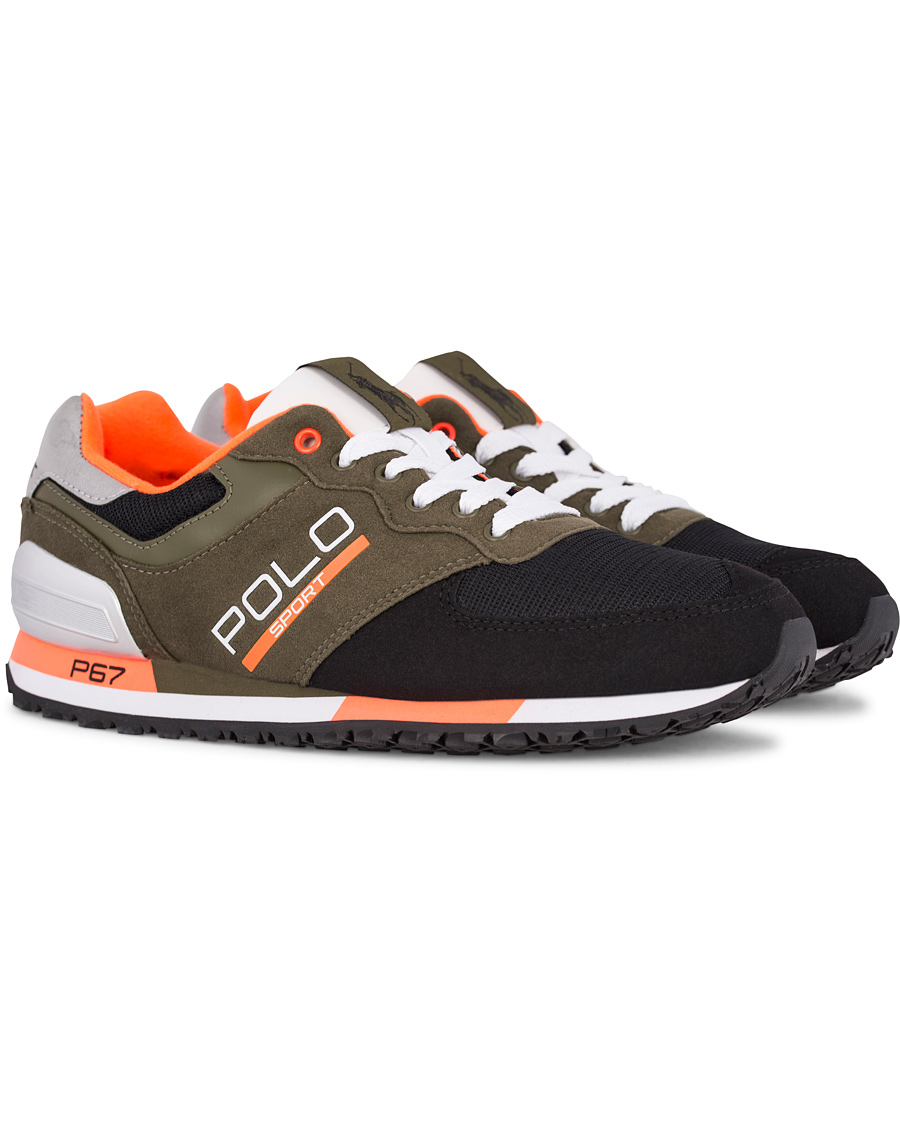 Herr | Polo Sport Ralph Lauren Slaton Polo Running Sneaker Olive | Polo Sport Ralph Lauren | Slaton Polo Running Sneaker Olive