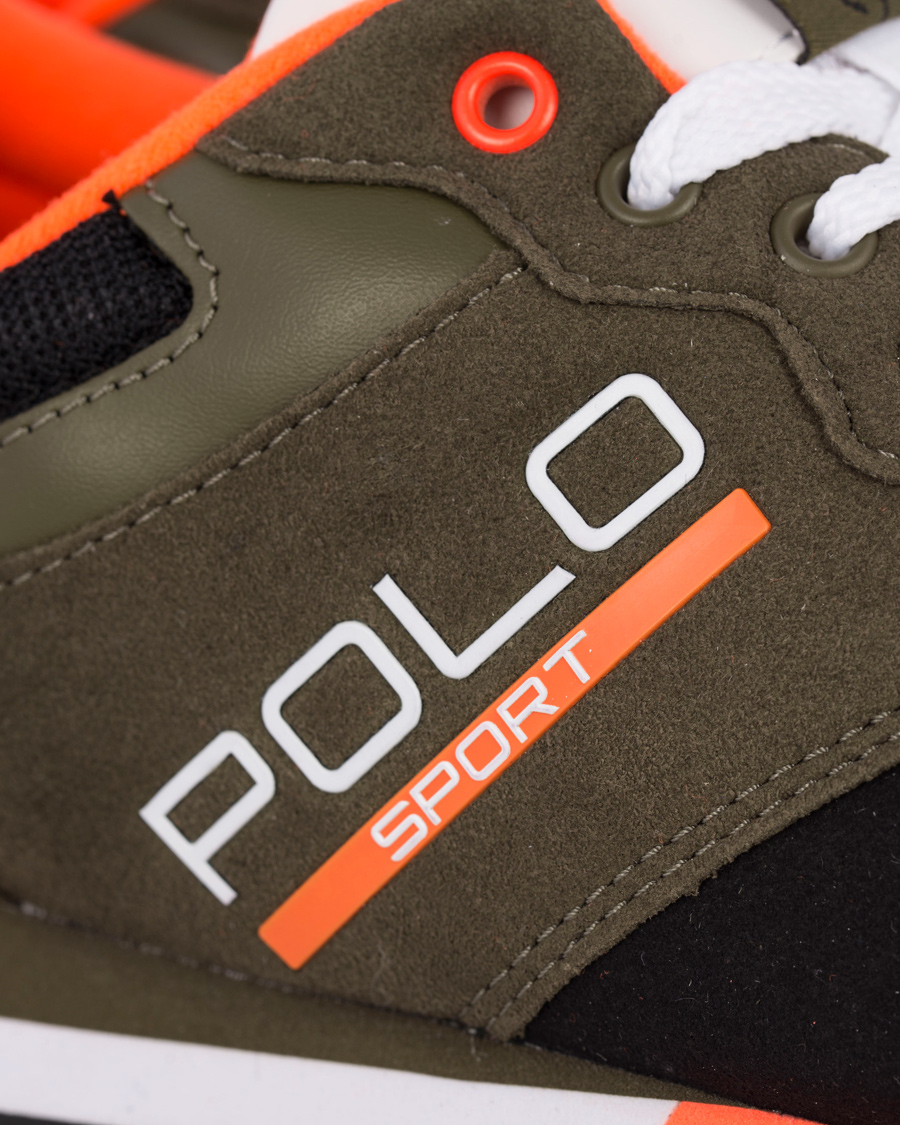 Herr | Polo Sport Ralph Lauren Slaton Polo Running Sneaker Olive | Polo Sport Ralph Lauren | Slaton Polo Running Sneaker Olive