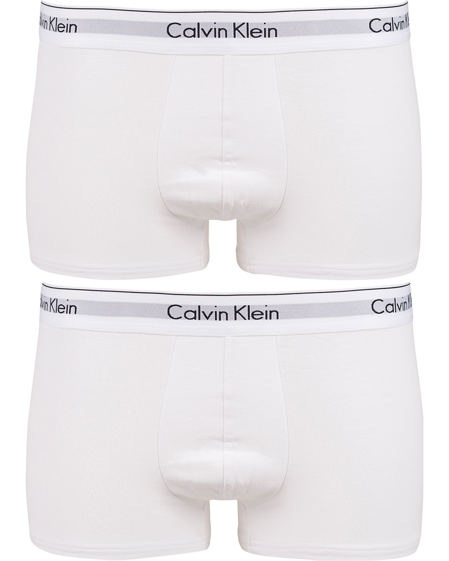 Herr | Underkläder | Calvin Klein | Modern Cotton Stretch Trunk 2-Pack White