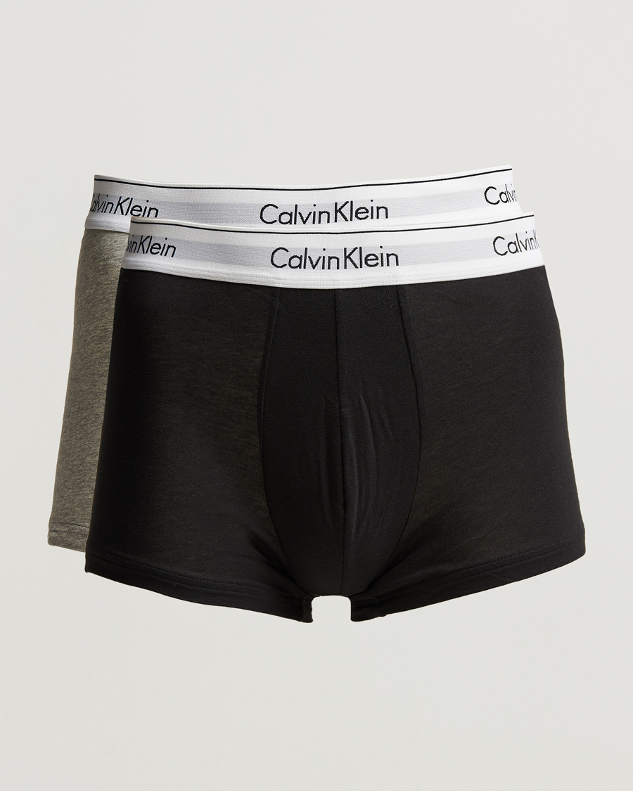 Herr | Calvin Klein | Calvin Klein | Modern Cotton Stretch Trunk Heather Grey/Black