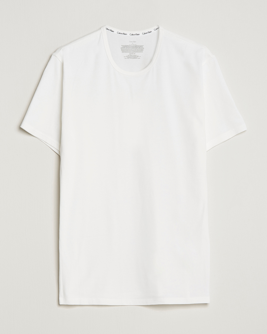 Herr | T-Shirts | Calvin Klein | Cotton Crew Neck Tee 2- Pack White