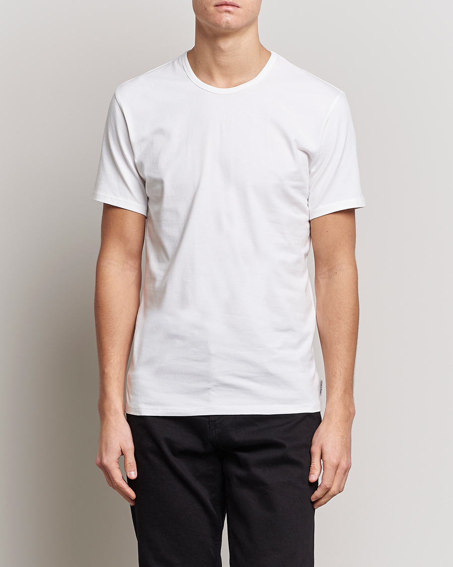 Herr | T-Shirts | Calvin Klein | Cotton Crew Neck Tee 2- Pack White