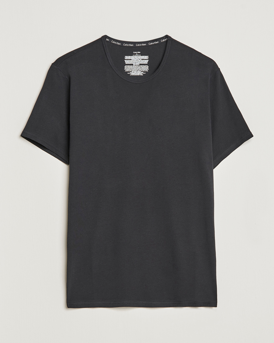 Herr | T-Shirts | Calvin Klein | Cotton Crew Neck Tee 2- Pack Black