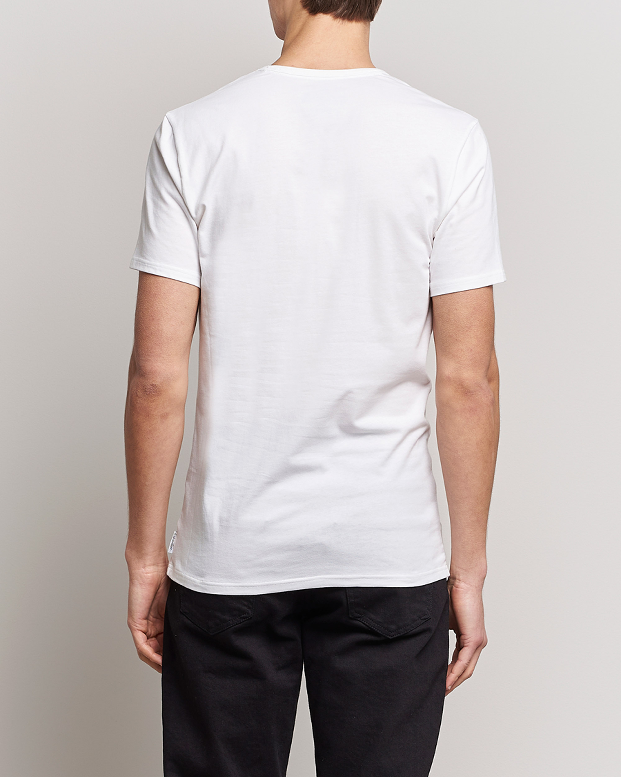 Herre |  | Calvin Klein | Cotton V-Neck Tee 2-Pack White