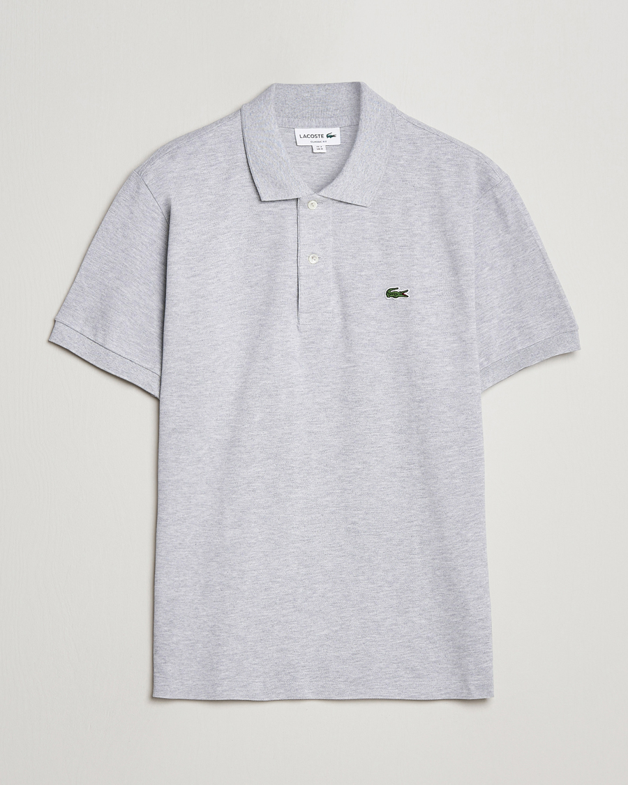 Herr | Pikéer | Lacoste | Original Polo Piké Silver Chine