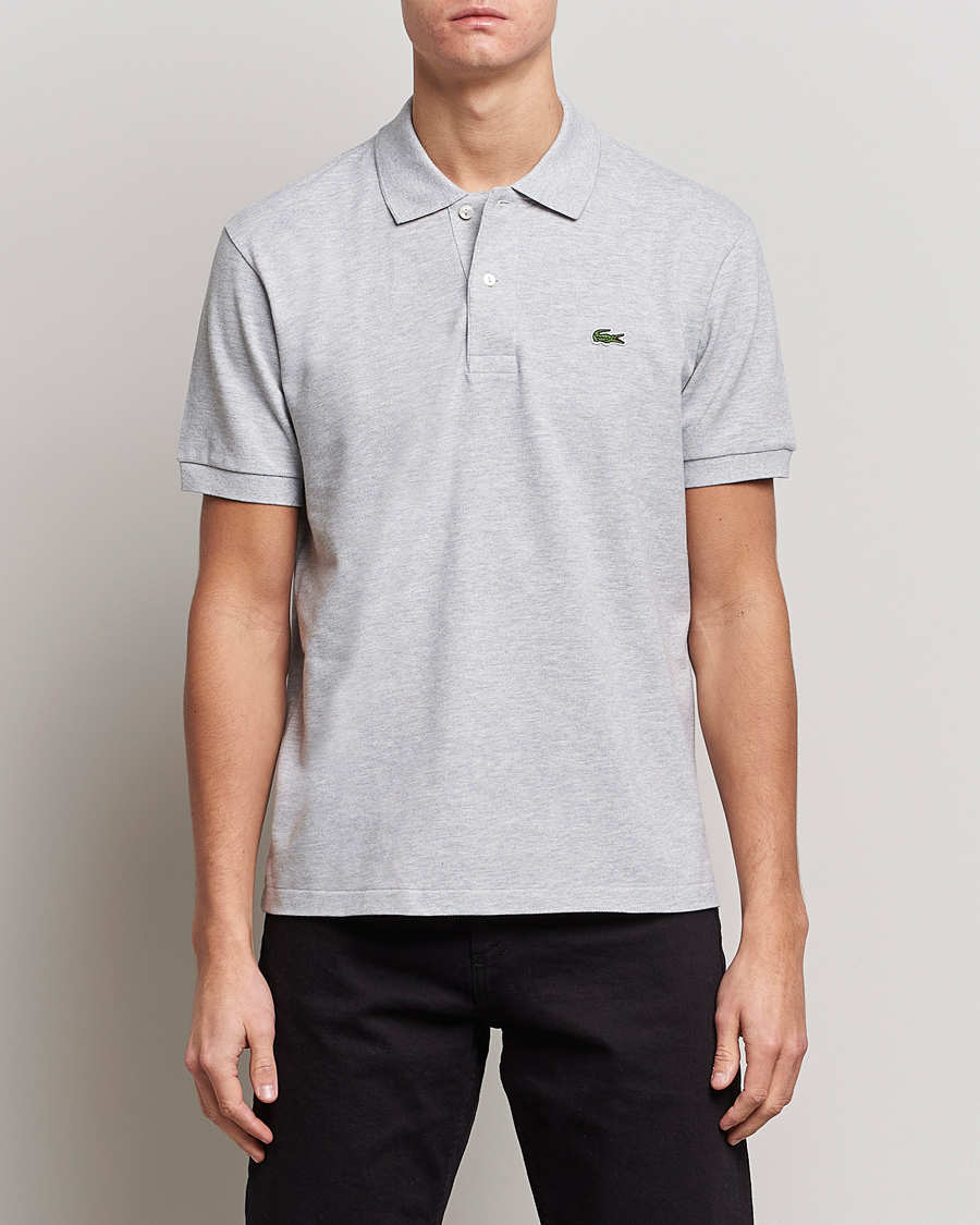Herr | Pikéer | Lacoste | Original Polo Piké Silver Chine