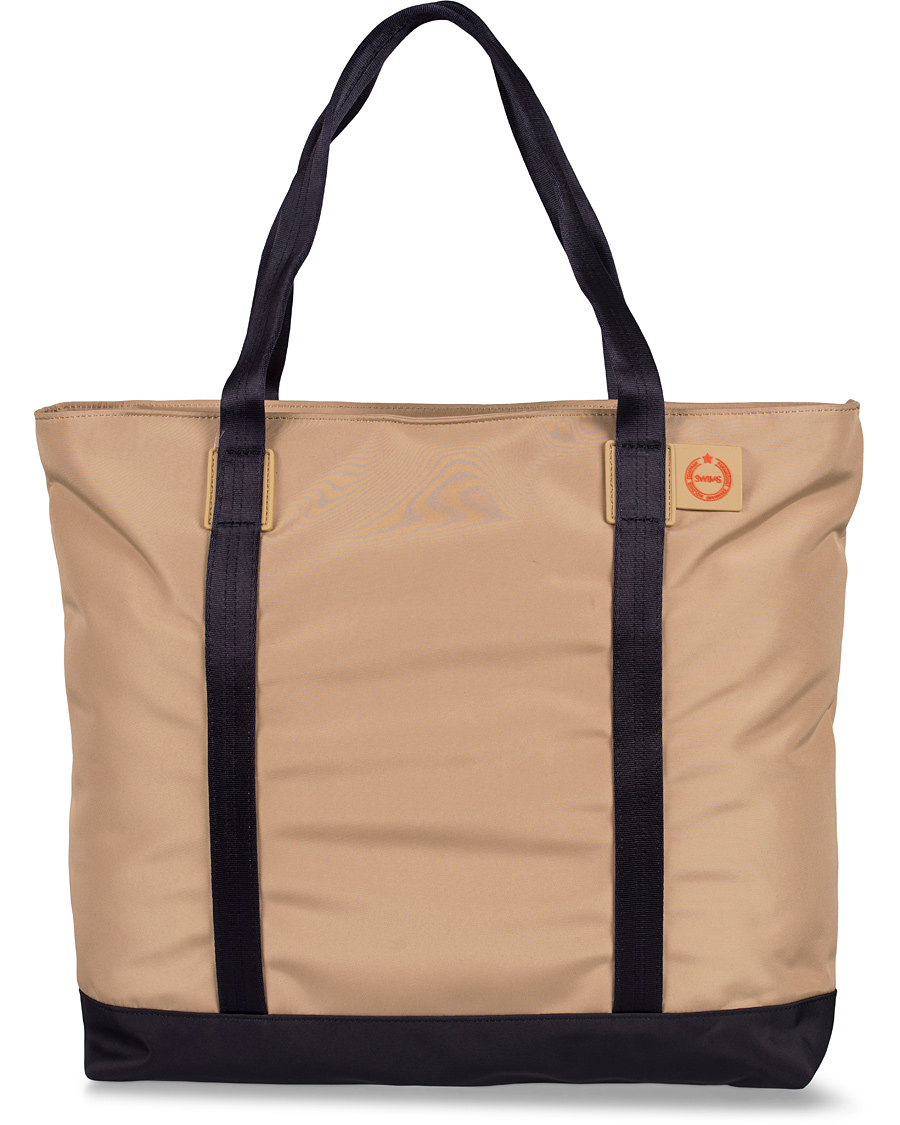 Herr | Swims Shopper Beach Bag Beige/Navy | Swims | Shopper Beach Bag Beige/Navy