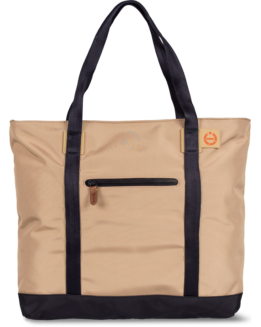 Herr | Swims Shopper Beach Bag Beige/Navy | Swims | Shopper Beach Bag Beige/Navy