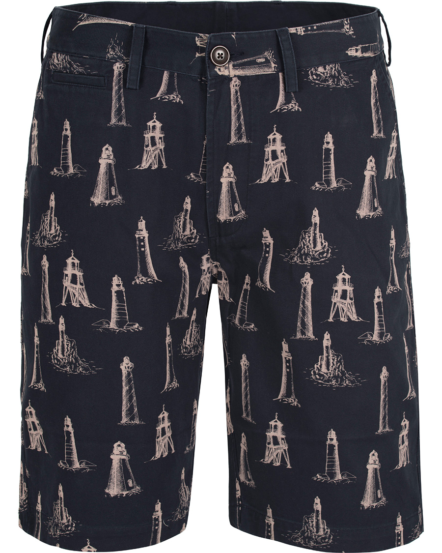 Herr | Shorts | Barbour Lifestyle | Lighthouse Print Shorts Navy