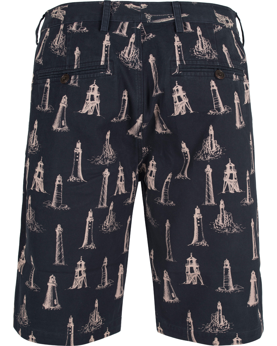 Herr | Shorts | Barbour Lifestyle | Lighthouse Print Shorts Navy