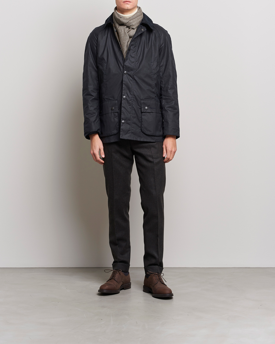Herr | Barbour | Barbour Lifestyle | Ashby Wax Jacket Navy