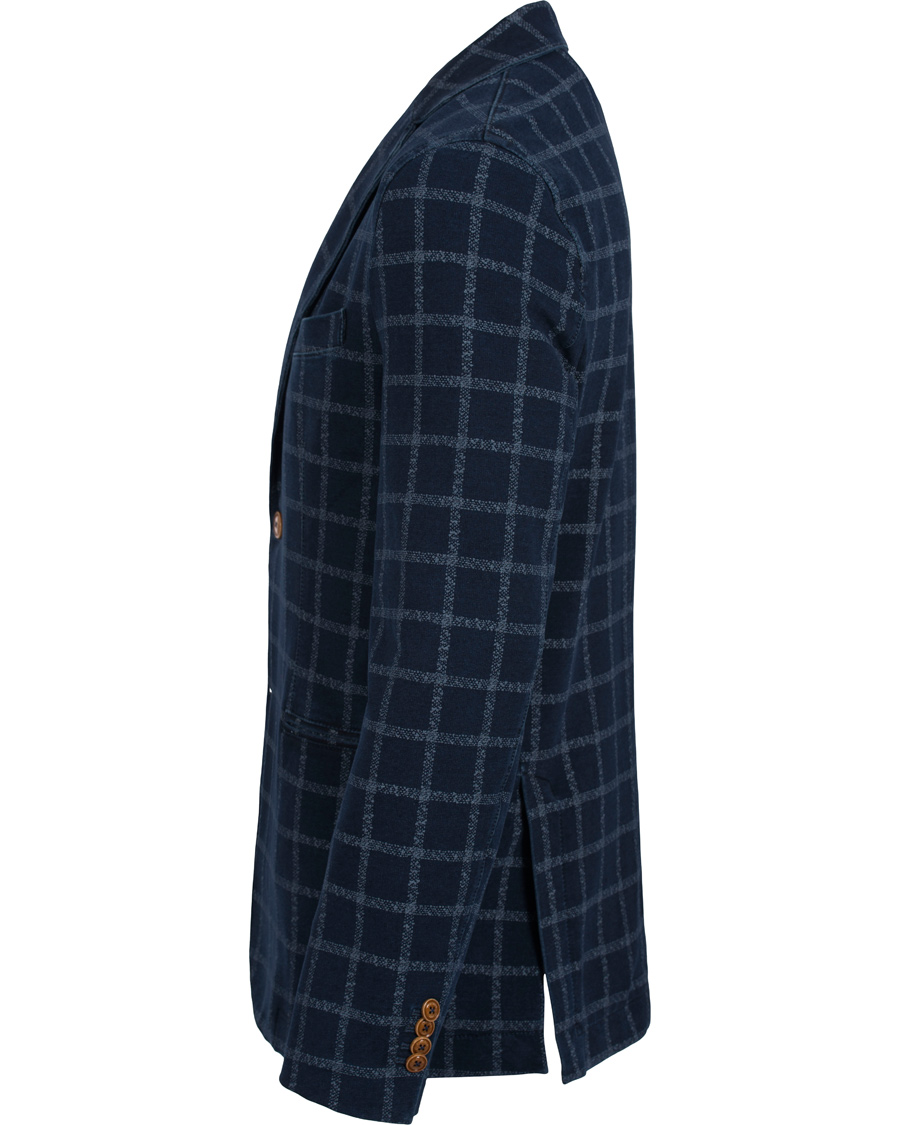 Herr | Kavajer | Circolo 1901 | Jersey Check Club Blazer Indigo