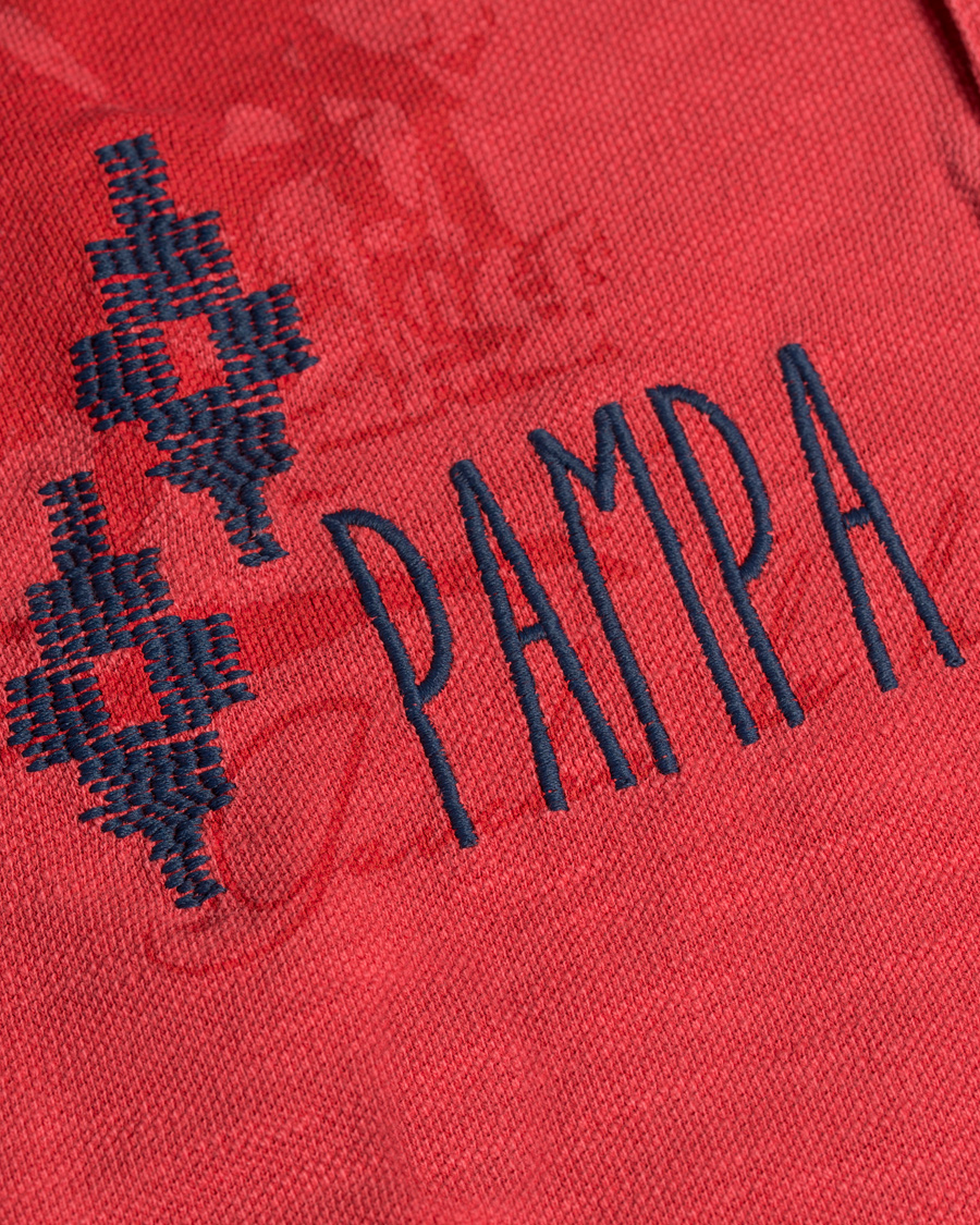 Herr | Pikéer | La Martina | Juarez Vintage Slub Pique Polo Cayenne Red XL