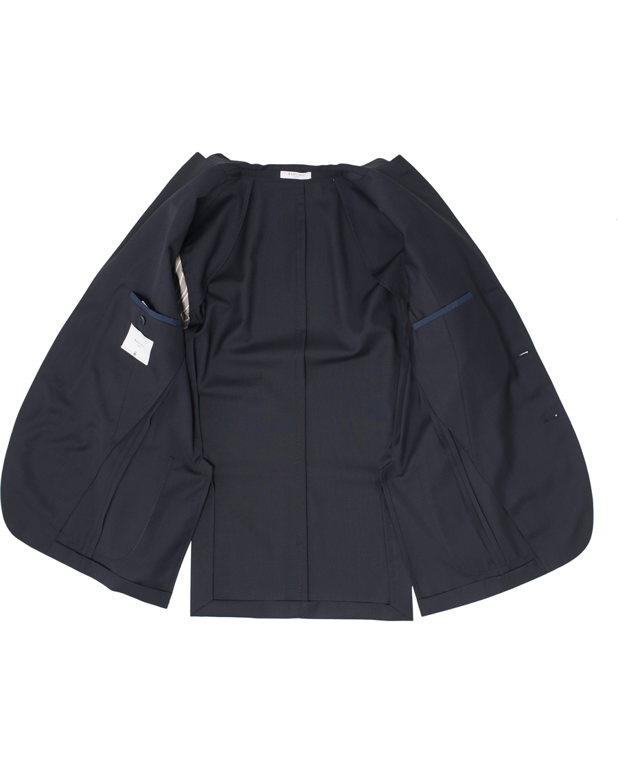 Herr | Kostymer | Boglioli | Dover Patch Pocket Wool Suit Navy