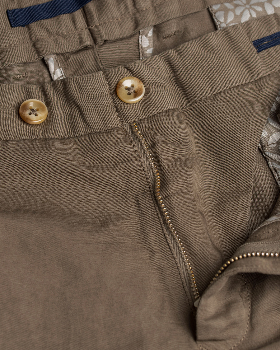 Herr | Shorts | Incotex | Chinolino Shorts Khaki Green