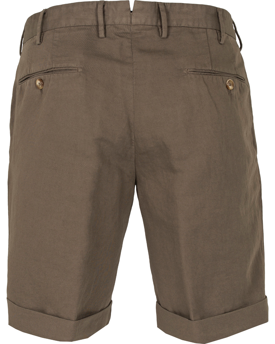 Herr | Shorts | Incotex | Chinolino Shorts Khaki Green